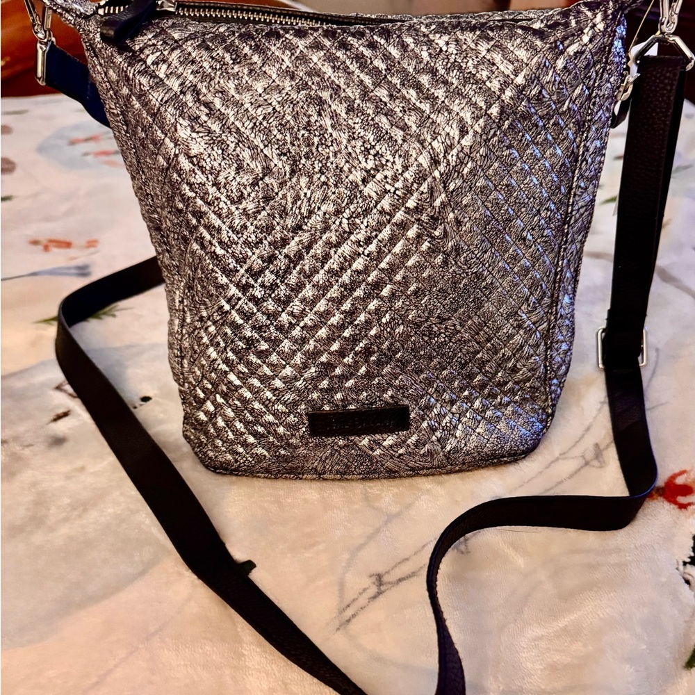 Vera Bradley- metallic Carson Hobo bag
